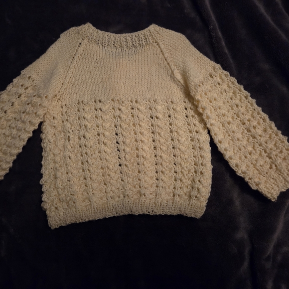 Yellow Knit Infant Sweater - Picture 4 of 9